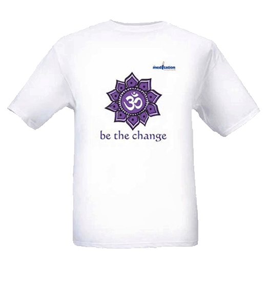 Tshirt 100% cotton - be the change