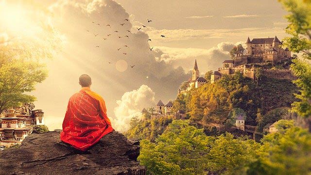 Buddhist meditation - inner peace radiates outer peace